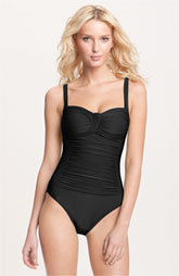 La Blanca Ruched One Piece Swimsuit