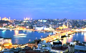 Istanbul Skyline at Dusk