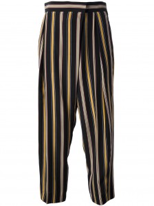 CHLOÉ striped wide leg trouser Farfetch