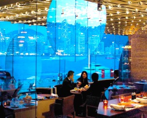 "Viewing" dinner at the Intercontinental Hotel Hong Kong